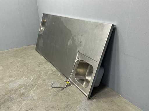 Waschbecken – 2 Waschbecken – 280x120x34 cm