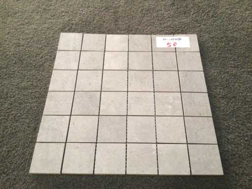 Porcelaingres Urban Grey Mat Mozaïektegel 30x30 cm 10,91 m²