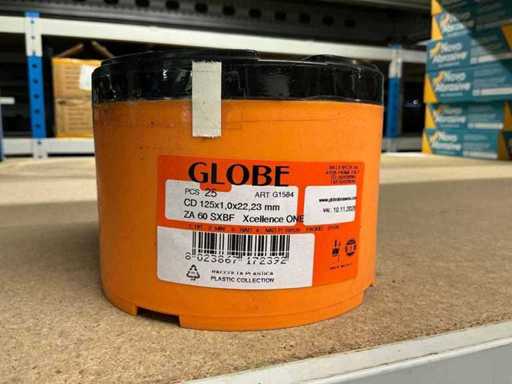 Globe 125x1,0x22,23mm ZA 60 SXBF Xcellence ONE Grinding Wheels (870x)