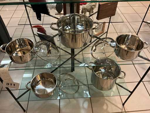 Gsw Kookpottenset (5x) met deksel