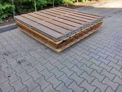 Houten tuinomheining (7x)