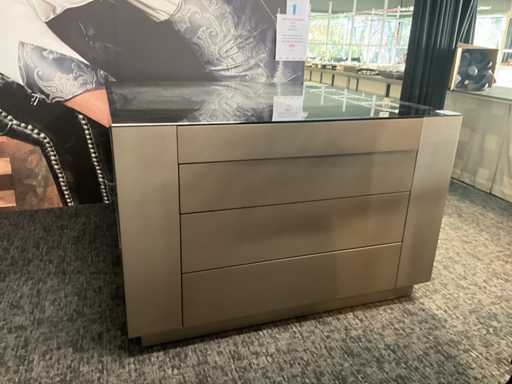 Houten Winkeltoon/opbergmeubel