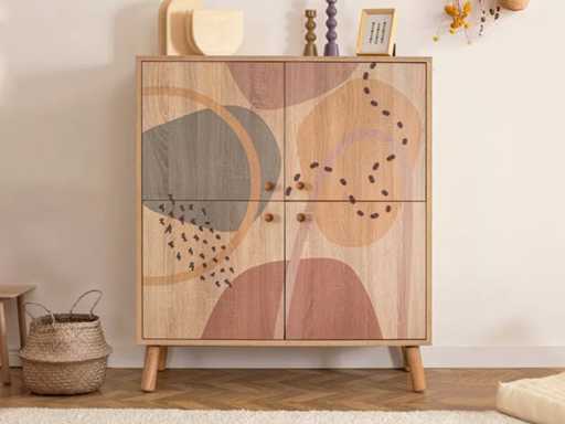 Multifunctionele kast - 4 deuren