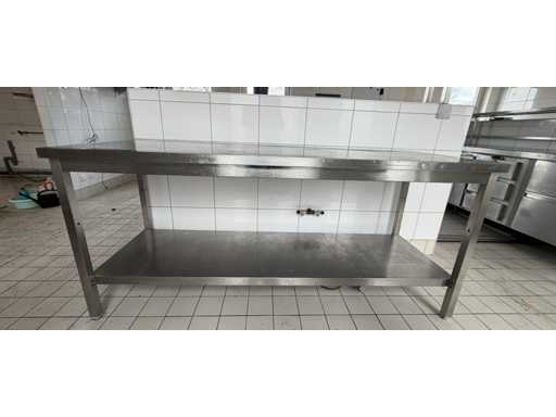 Tavolo da lavoro in acciaio inox