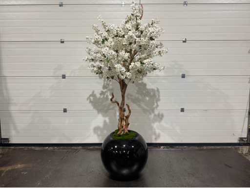 Kirschblüte Kunstbaum mit Topf