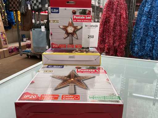 Weihnachten, Led-Dekoration. (4-fach)