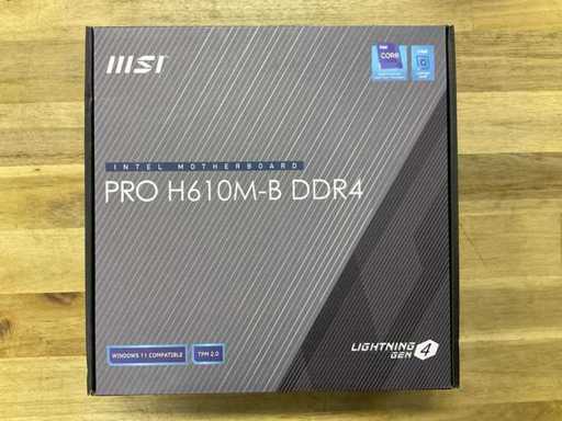 MSI PRO H610M-B DDR4 Motherboard