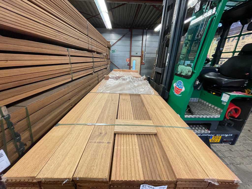 Basralocus Decking boards 21x145mm, length 490cm (77x)