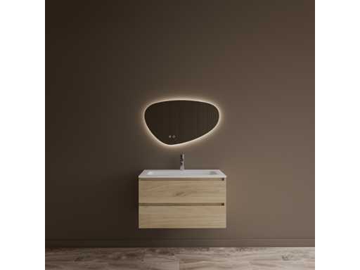 Gliss Design Onderkast 70 cm Zeus Licht Grijs Eiken Set