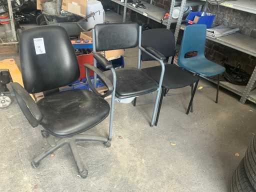 Diverse stoelen (4x)