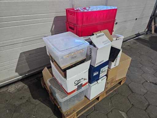 Série de verrerie diverse, environ 200 pièces