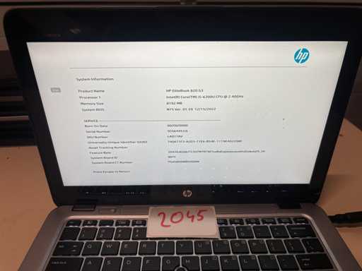 HP EliteBook 820 G3 - procesor Intel(R) rdzeń (TM) i5-6300U @ 2.40Ghz