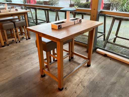 Hutten - Bartafel met marmeren opbouw & verlichting