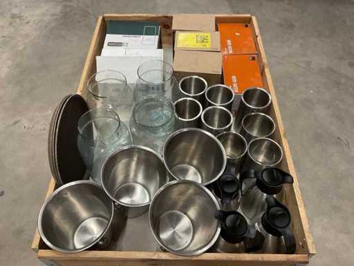 Partij horeca benodigdheden