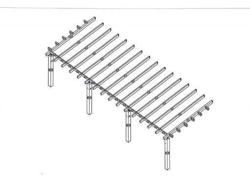 Tuinhuisfabriek - 201080 - Aanbouwconstructie 10 x 4 m