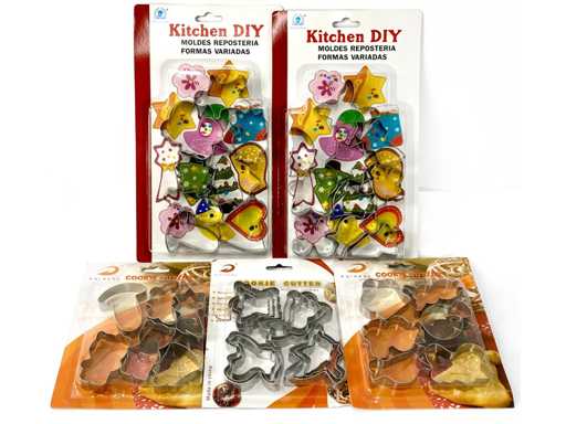 *NOI* Tăieturi de fursecuri, tăieturi de fursecuri (1000 de piese/seturi)