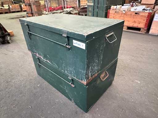 Boîte de transport en métal (2x)