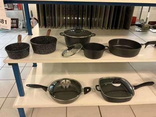 Ssw/Gsw Diverse kookpotten, steelpannen en sauteuses (7x)