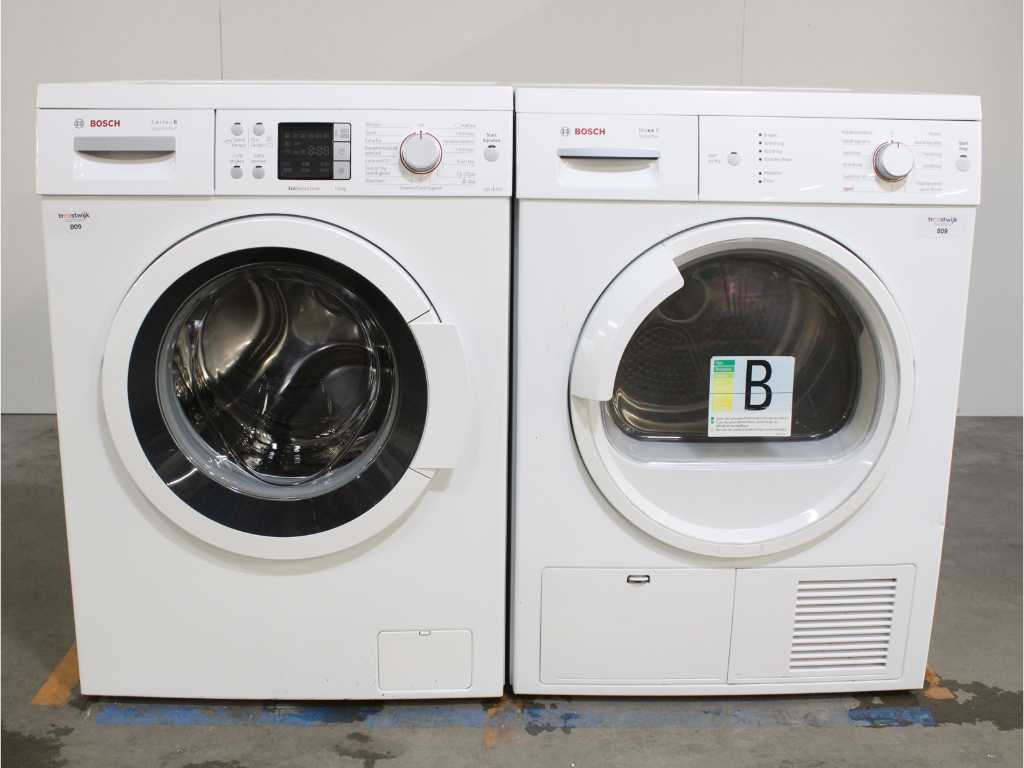 Serie6 VarioPerfect EcoSilence Drive Wasmachine & Bosch Maxx 6 Sensitive Droger