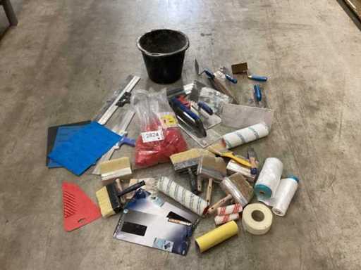 Accessori per pittura, lotto misto, vedi foto