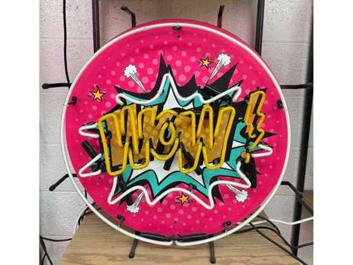 WOW pop art Neon Sign - Various Light Equipment