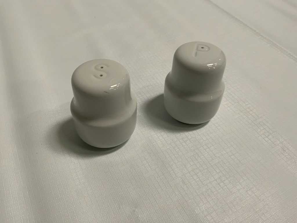 Batch of salt and pepper shakers