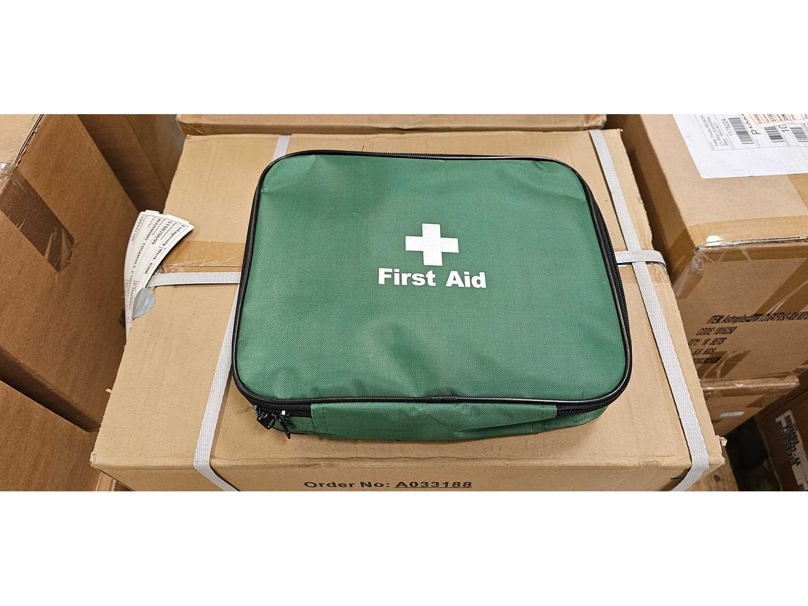 220x First Aid Kits DIN 13164 & Warning Triangles – CBF