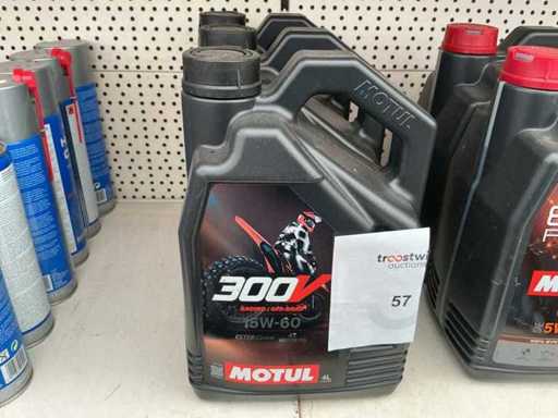 Motul inhoud 4 liter 15W-60 Motor olie Racing Smeermiddel (3x)