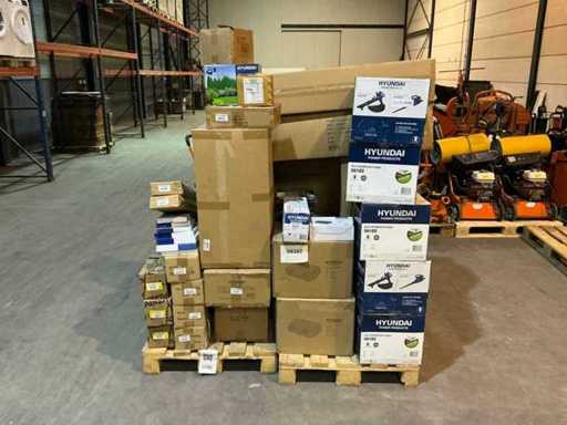 Hyundai - Lotto di utensili elettrici/utensili da giardino/accessori
