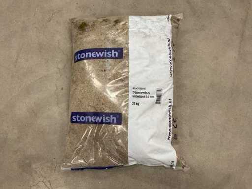 Stonewish 0-3mm S-1000162 Zak á 25kg metselzand (42x)