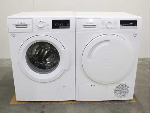 Bosch Serie|6 VarioPerfect EcoSilence Drive Wasmachine & Bosch Serie|4 Wasdroger