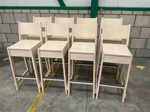 Ikea Norråker Bar Stool (8x)