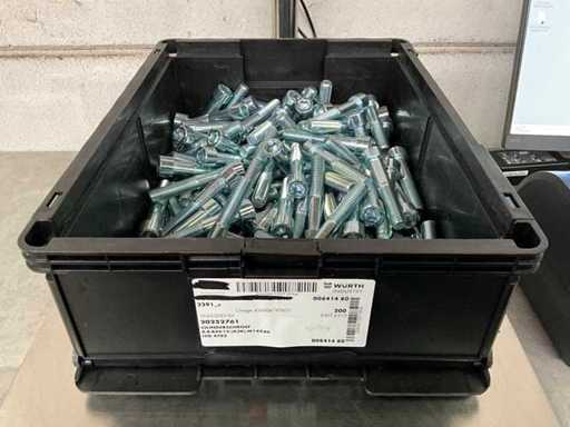 Würth 24.89 kg Cilinderschroef M14 x 80 in stapelbare bak