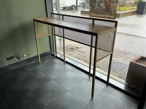 Masă de bar Satellite cu cadru metalic