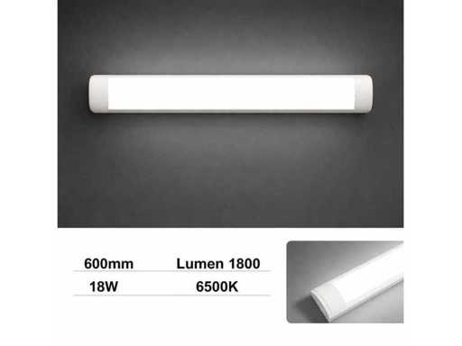 LED Batten 18W – 60 cm – 6500K koel wit – IP20 – koppelbaar (x40)