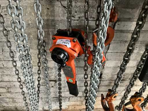 Tenditore del paranco a catena