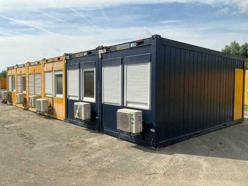 Containex 20ft Demontabele kantoorunit (6x)