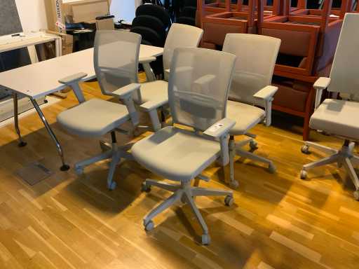 Lensvelt Boring Netweave Chair “Beyond Space” Bureaustoel (4x)