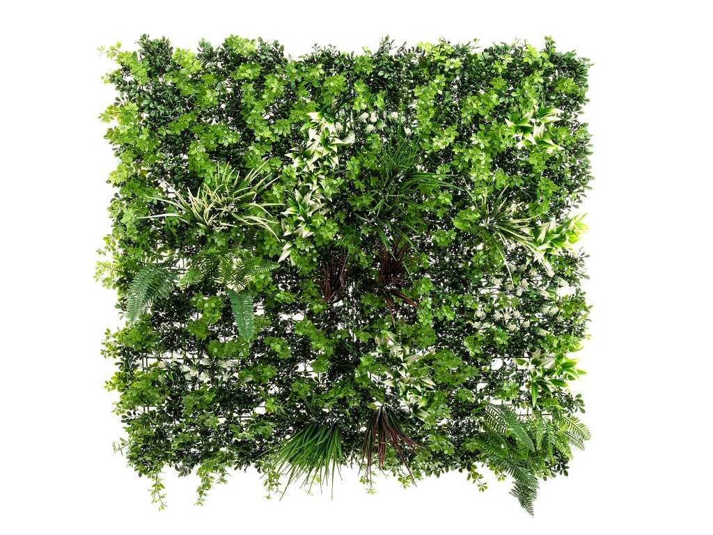 20 m² Artificial Hedge Boreal - 100 x 100 cm