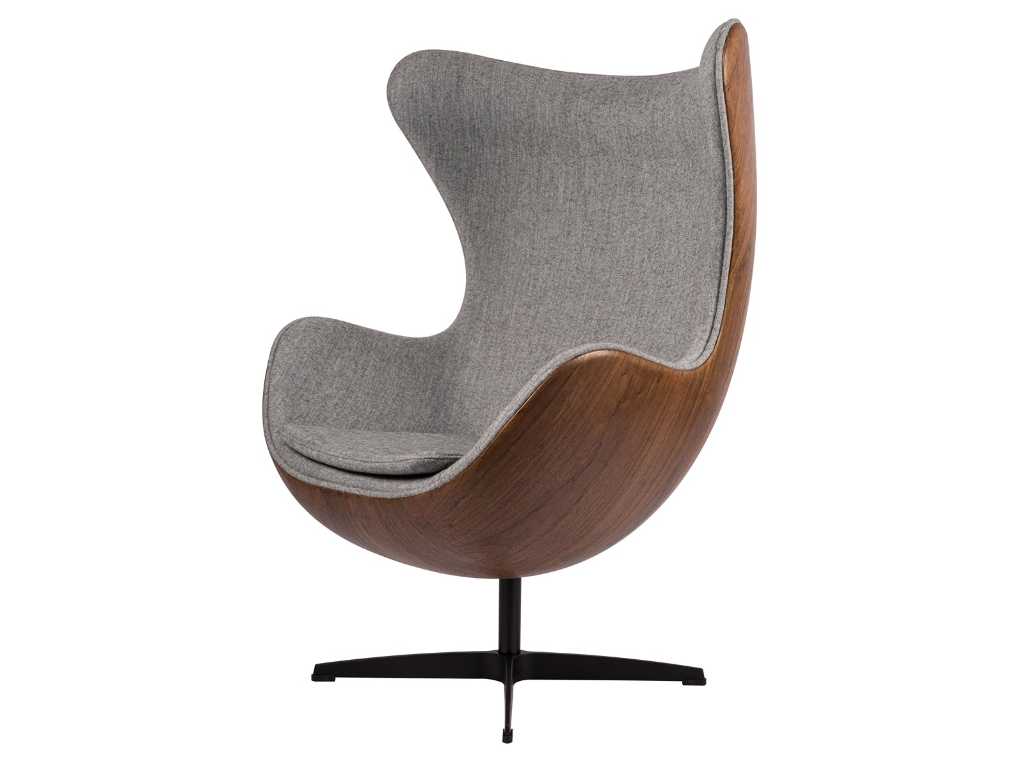 1x Egg Chair grau