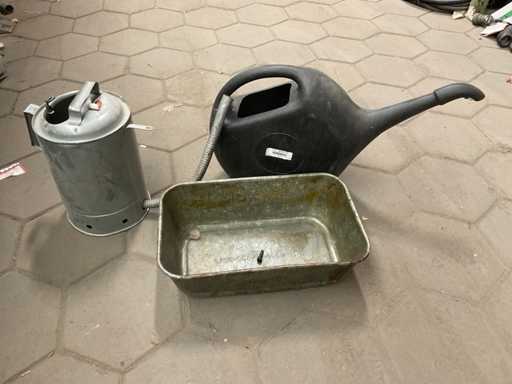 Verschillende garage gereedschappen