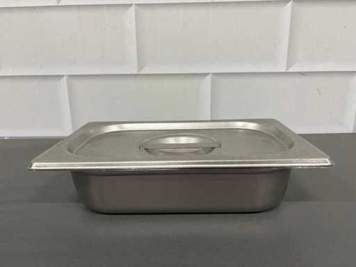 RVS - Gastronormbak met deksel (15x)