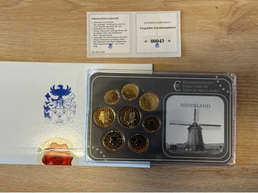 Euro Coinset Verguld Portugal