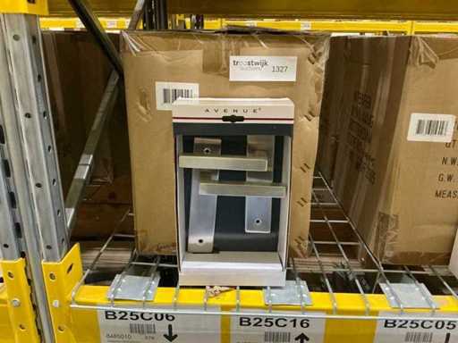Ferramenta per porte con schermo a scudo cubico (20x)
