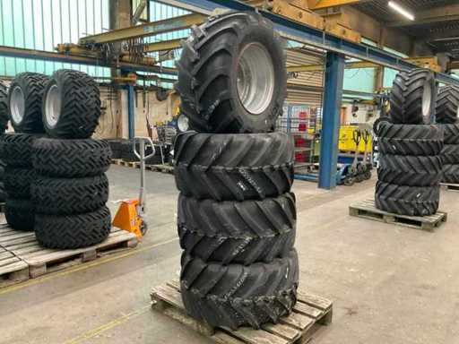 Mitas AC70 G tires with rims (4x)
