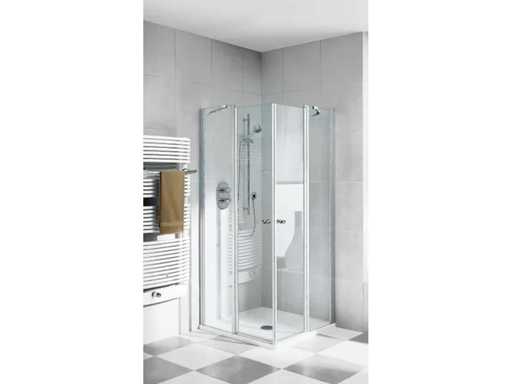 Kermi – Ibiza 2000 EOR – rechte Eingangsecke mit Schiebetür 75x185 cm