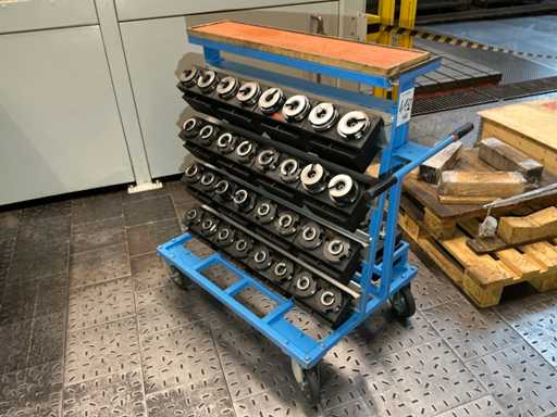 SK50 Tool Holders with Trolley (46x)