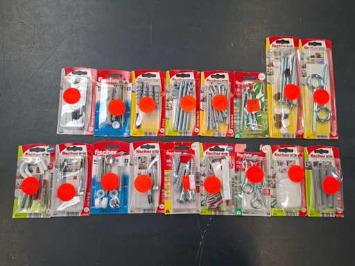 Fischer - Mix Los diverse Montagematerialien (125x)