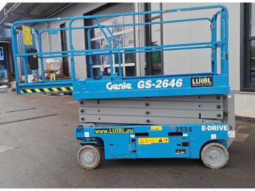 Genie - GS-2646 E-Drive - 2022 - Platforma do pracy powietrznej 10m 450kg GS2646 GS 2646 / elektryczny podnoszeń nożycowy