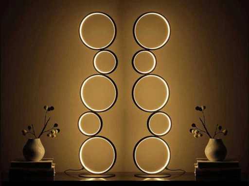 2 x Ocho LED design vloer lamp 
